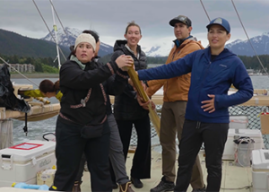 Screen shot of the Alaska Heritage Sail, Leg 1: Auke Bay to Yakutat video