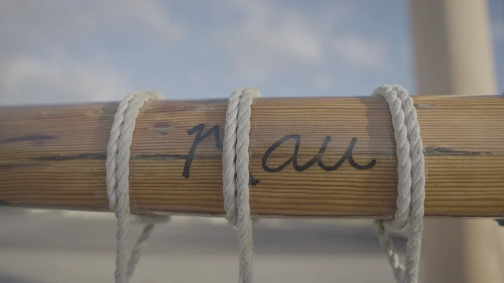 "Mau" Piailug name on the Hokulea