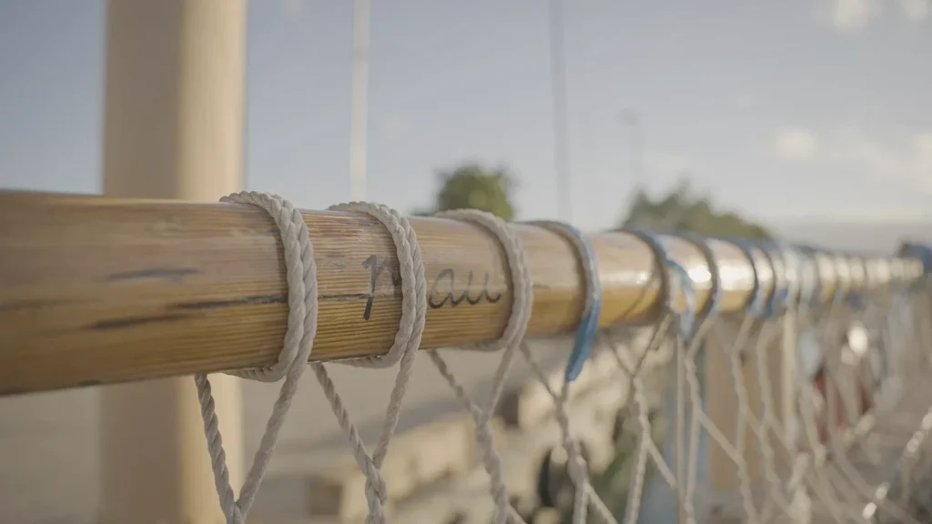 Mau Piailug name on the Hokulea